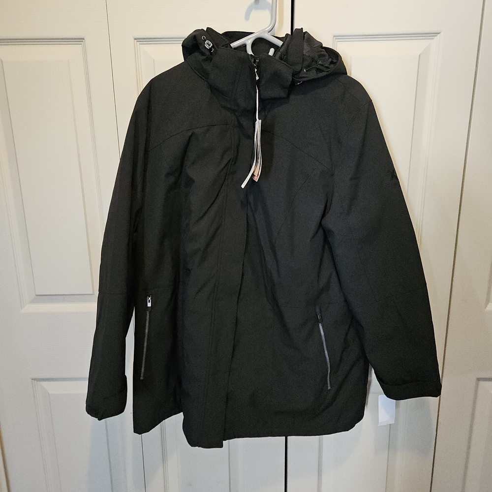 ZeroXposur Black Double Layer Winter Jacket